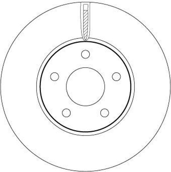 ON FREN DISK AYNA FOCUS 4 2017 JX611125AEB 2305503 JX611125AEA - Image 1