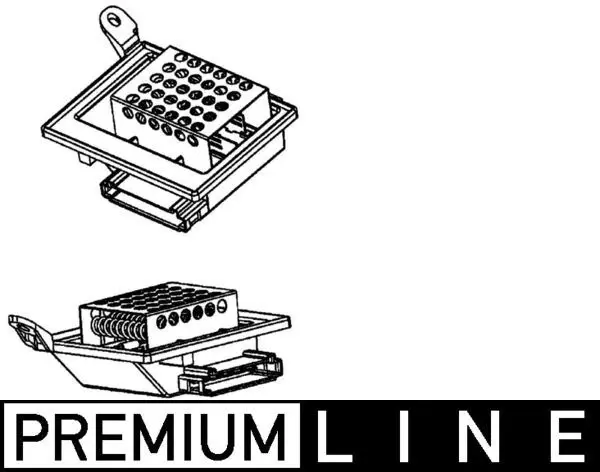 KLIMA FAN REGULATORU MERCEDES VITO W639 2003 A0018358706 - Image 1