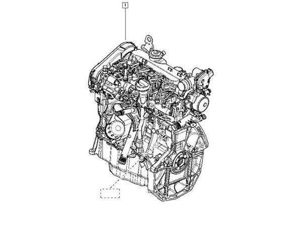 KOMPLE MOTOR RENAULT CLIO 4 2012 CAPTUR 2013 SYMBOL 3 2014 SANDERO 2 2012 0.9TCE H4B 412 TURBO-ENJE KTÖR-DEBRİYAJ YOK 8201729852 - Image 1