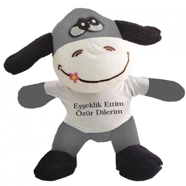 Oyuncak Peluş Eşek Eşeklik Ettim Tişörtlü - Image 1