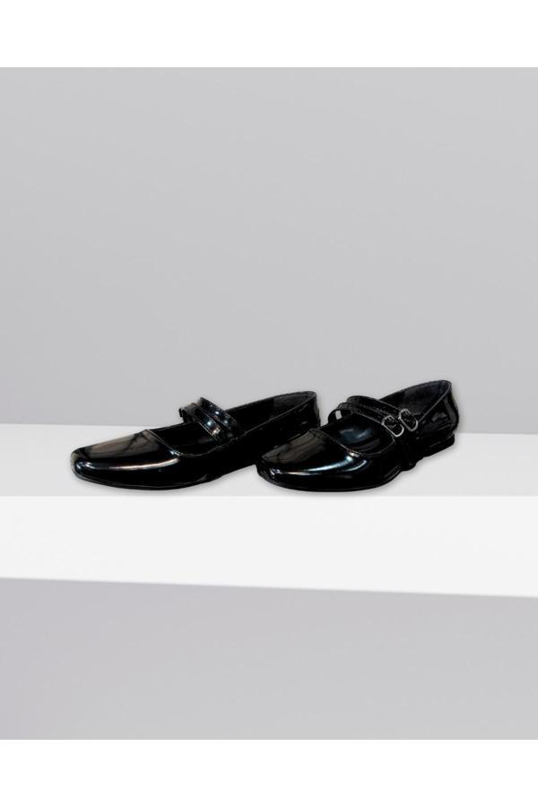 Ventes Ortopedik Tabanlı Çift Bant Rugan Babet - Image 1