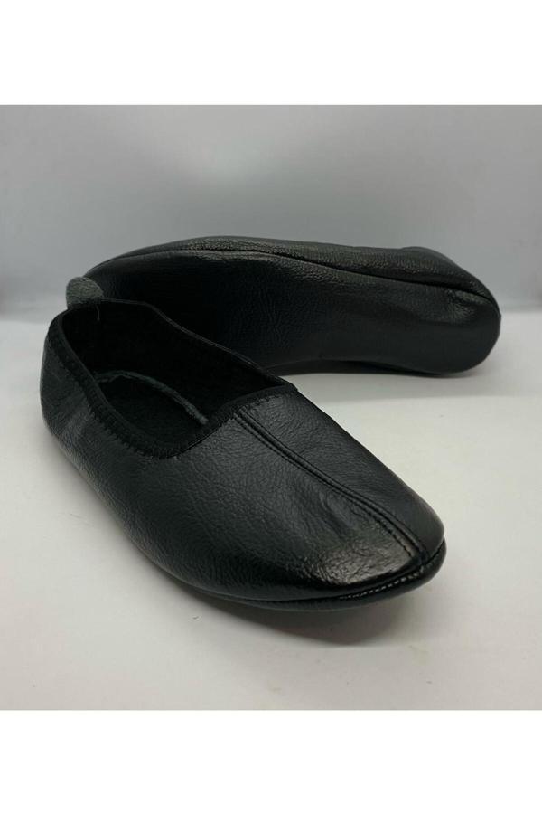 Waykon Hakiki Deri Hac Umre Tavaf Patiği Ve Ev Ayakkabısı - Image 1