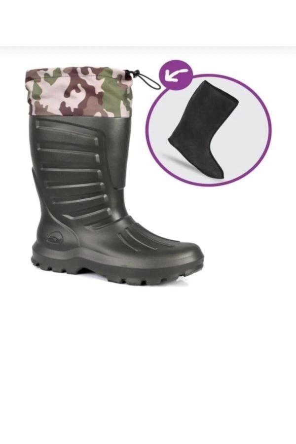 Sonimix Eva Termal Avcı Çizme Haki -30 Derece Soğuğa Dayanıklı - Image 1