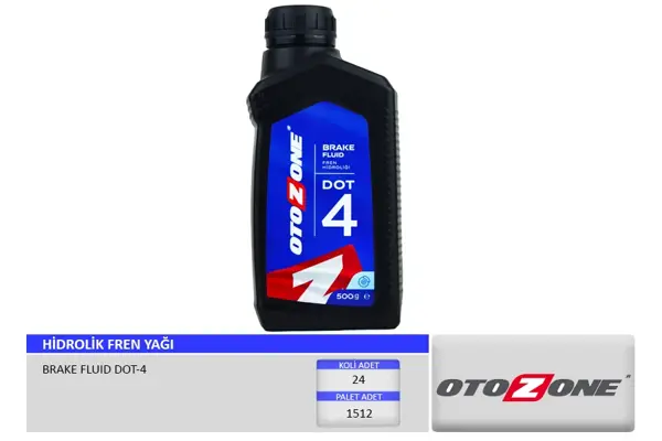 HİDROLİK FREN YAĞI DOT-4 7711218589 6001999511 7711172381 (24 ADET) - Image 1