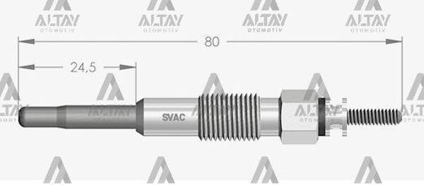 KIZDIRMA BUJİSİ (ISITMA) DUCATO 2.8D / IVECO DAILY / CITROEN JUMPER 2.8 HDI 115. 500316493 (10 ADET) - Image 1