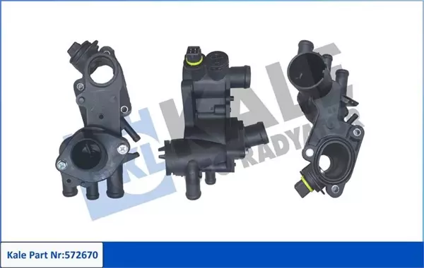 KOMPLE TERMOSTAT-PLASTİK GÖVDELİ 87 C SEAT AROSA-CORDOBA-IBIZA-INCA-SKODA FELICIA-OCTAVIA-VW CADDY GOLF-LUPO-POLO-VENTO 032121110B 032121110P 032121111N - Image 1