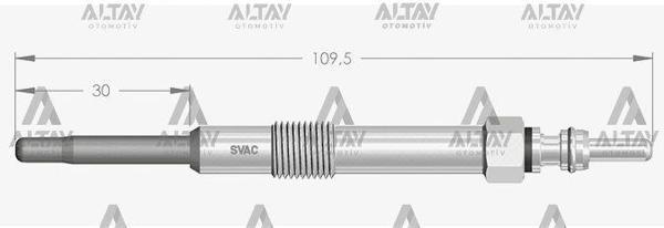 KIZDIRMA BUJİSİ (ISITMA) BRAVO 2 1.9 JTD / DOBLO 1.9 D / DOBLO 1.9 JTD / GRANDE PUNTO 1.9 D / STILO 1.9 D / ALFA 147 1.9 JTD / ALFA 159 1.9 JTDM 115 55200817 (10 ADET) - Image 1