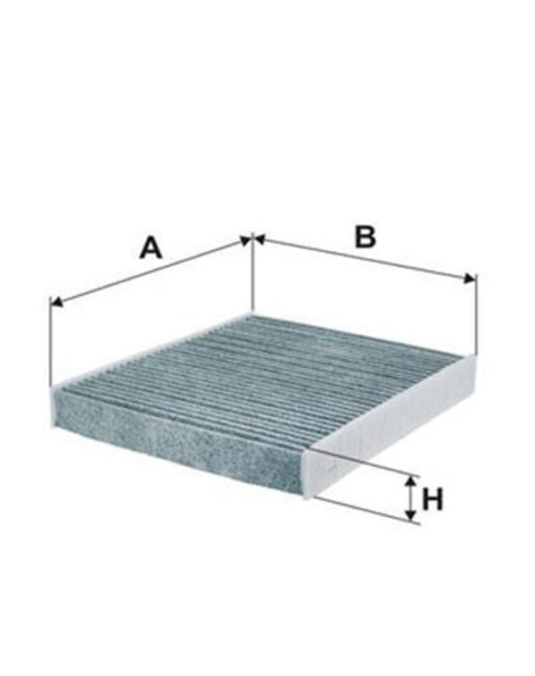 POLEN FİLTRESİ POLO 1.2-1.4-1.6 2010 SEAT IBIZA 5 1.6 2011FABIA 2010 KARBONLU 6R0819653 - Image 1