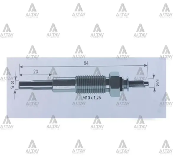 KIZDIRMA BUJİSİ (ISITMA) BESTA / CERES 2.4 / E-2200 / İŞBORA TRAKTÖR 10.5 5 S501 18 140A (10 ADET) - Image 1
