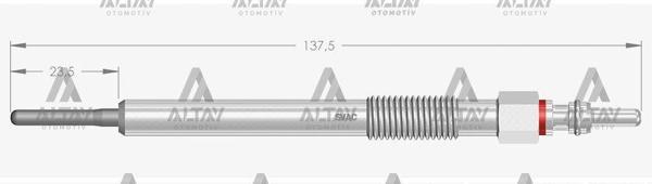 KIZDIRMA BUJİSİ (ISITMA) ASTRA J 1.7 CDTI / CORSA D 1.7 CDTI / MERIVA B 1.7 CDTI / MOKKA 10 1.7 CDTI 4.45 1214067 (10 ADET) - Image 1