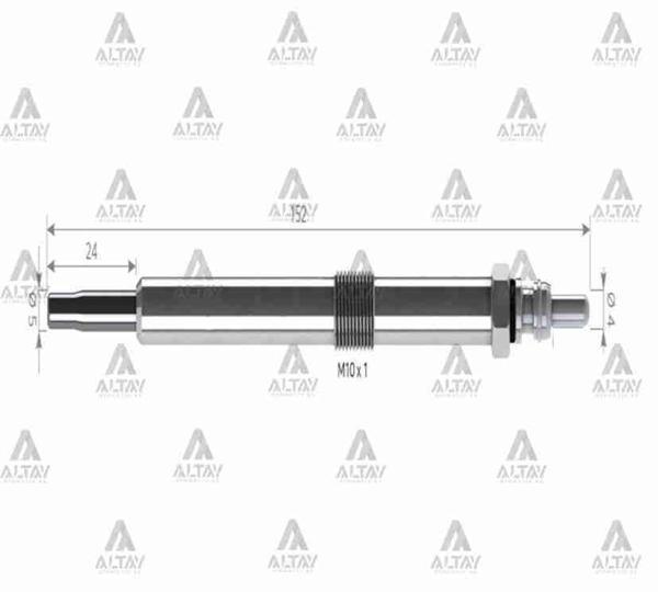 KIZDIRMA BUJİSİ (ISITMA) MASTER / TRAFFIC 2.2 - 2.5 DCI / OPEL MOVANO 2.2 DCI 115. 8200012099 (10 ADET) - Image 1