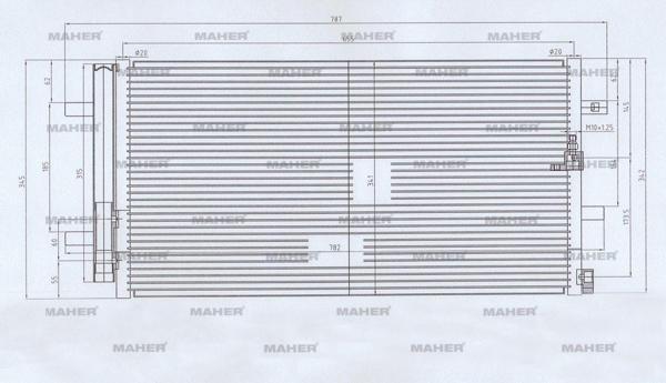 RADYATÖR KLİMA A6 2011-2015 BRAZING 4G0260403A - Image 1
