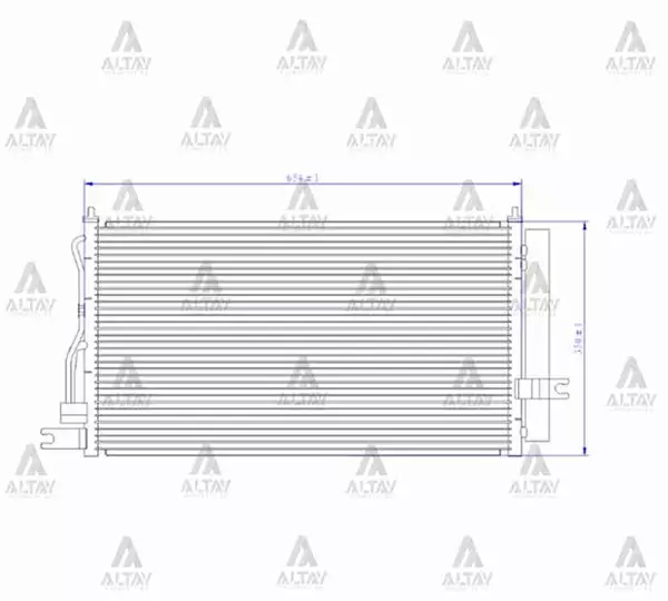 RADYATÖR KLİMA ACCENT 2006-2011 ERA BENZİNLİ BRAZING 97606 1E000 - Image 1