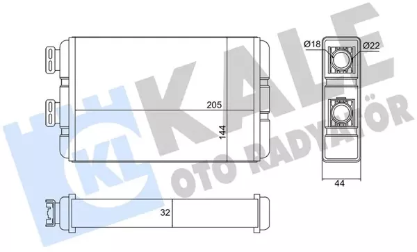 KALORIFER RADYATORU BMW E46 1997-2005 64118372771 - Image 1