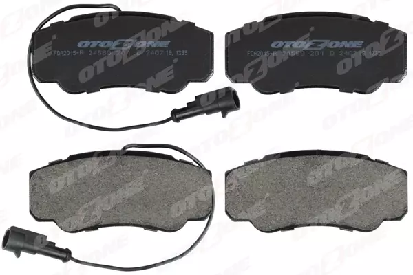 PEUGEOT BOXER MİNİBÜS-FIAT DUCATO MİNİBÜS/CITROEN JUMPER ARKA BALATA ÇİFT FİŞLİ CİVATA TAKIMLI 0986494391 - Image 1