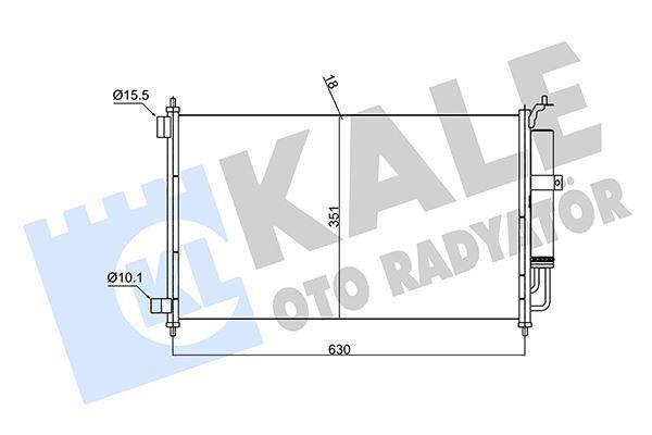 KLİMA KONDASER RADYATÖRÜ NISSAN JUKE 2010-2019 1.6 MICRA 3 K12 2003-2010 1.2 NOTE E11. NE11 2006-2012 1.4 92100EL00A 92100AX80B 92100AX801 - Image 1
