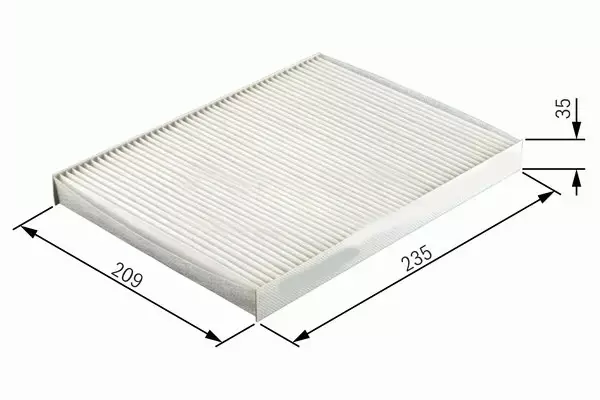 POLEN FİLTRESİ KARBONSUZ FOCUS 2 1.6TDCİ 1.8 2.0 TDCİ 2004-201212 VOLVO S40 C70 550 C30 2004-2012 4M5J19G244AA 30780376 8687389 - Image 1