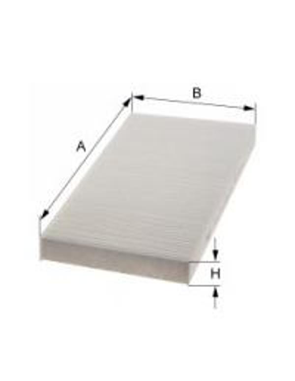 POLEN FİLTRESİ HYUNDAI ACCENT ERA 06- / BAYON 21- / ELANTRA 2011-2015 / İ20 15- / İ30 11- / KIA CEED 12- / CERATO 14- / XCEED 20- 971331E000 971331E100 971332H000 - Image 1