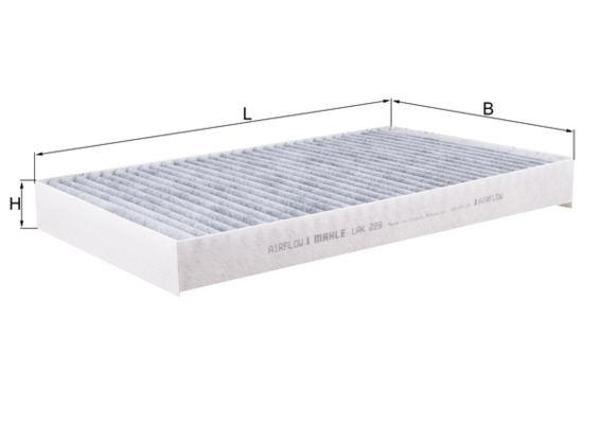 POLEN FILTRESI MERCEDES VITO W639 2003 KARBONLU A6398350347 - Image 1