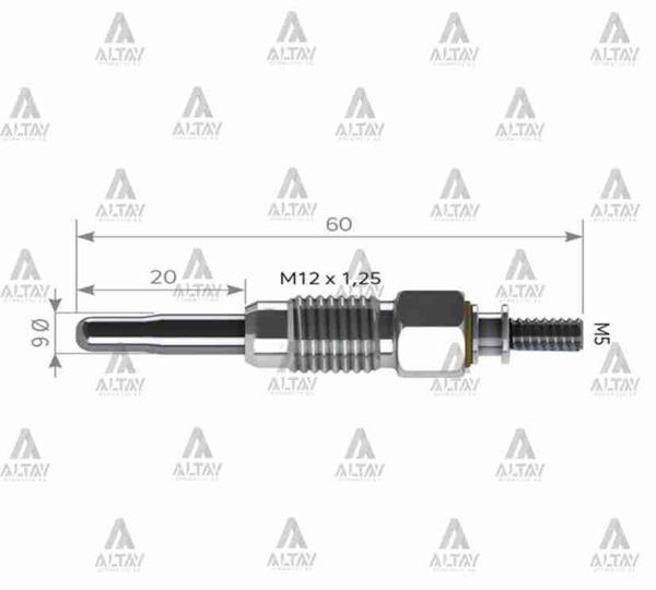 KIZDIRMA BUJİSİ (ISITMA) T4 / CADDY 1.9-2.4 AJA-1Y-AAB N10213002 (10 ADET) - Image 1