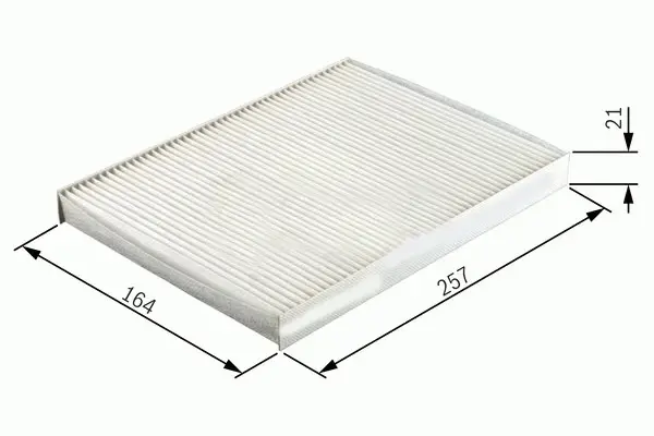 POLEN FİLTRESİ ALBEA 1.2-1.3JTD-1.4-1.5-165-1.7JTD PALIO 1.2-1.4-1.5 165-1.7D-1.9JTD 1996 7082301 7082928 71771732 - Image 1