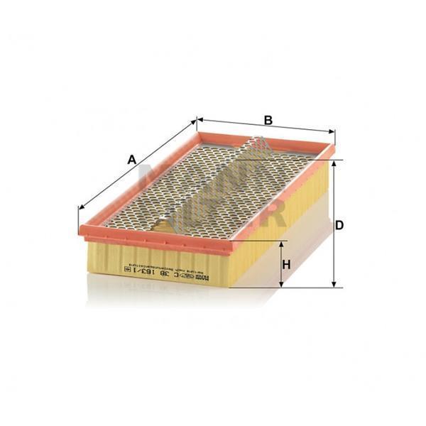 HAVA FILTRESI MERCEDES OM602 W201 W124 W460 W463 A6020940104 - Image 1