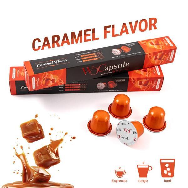 Wocapsule Caramel Nespresso Uyumlu Kapsül Kahve 10'lu Kutu - Image 1