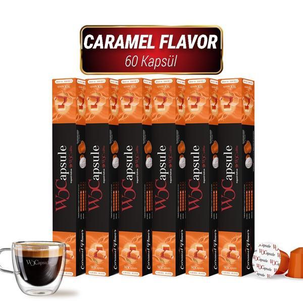 WOCapsule Caramel Nespresso Uyumlu Kapsül Kahve 60'lı Avantaj Paketi - Image 1