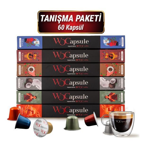 WOCapsule Nespresso Uyumlu Kapsül Kahve 60'li Tanışma Paketi - Image 1