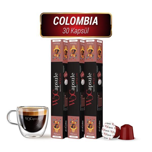 WOCapsule Colombia Nespresso Uyumlu Kapsül Kahve 30'lu Avantaj Paketi - Image 1