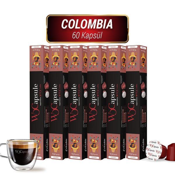 Wocapsule Colombia Nespresso Uyumlu Kapsül Kahve 60'lı Avantaj Paketi - Image 1