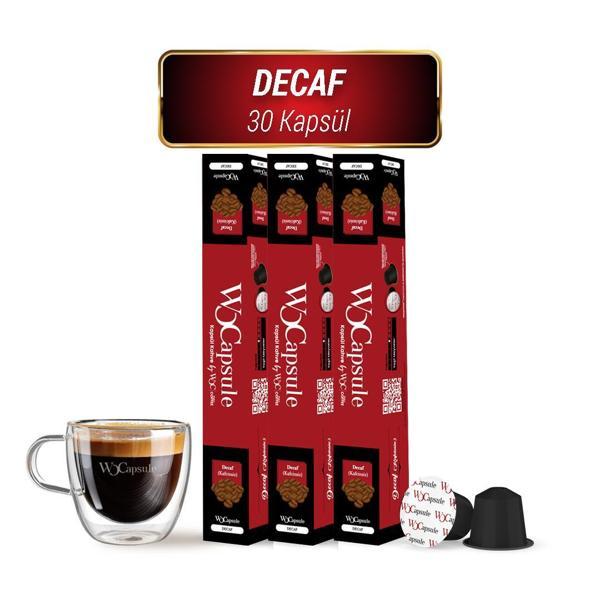 WOCapsule Decaf Nespresso Uyumlu Kapsül Kahve 30'lu Avantaj Paketi - Image 1