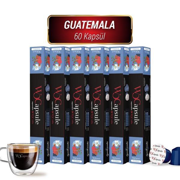 WOCapsule Guatemala Nespresso Uyumlu Kapsül Kahve 60'lı Avantaj Paketi - Image 1