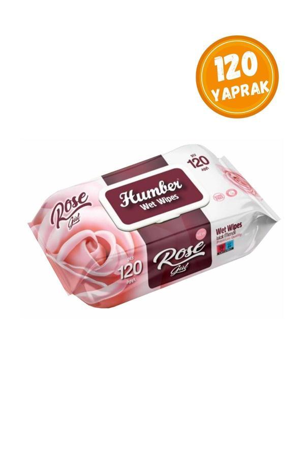 Uygur Avm Gül Kokulu Islak Havlu 120 Yaprak 15X15  - Image 1