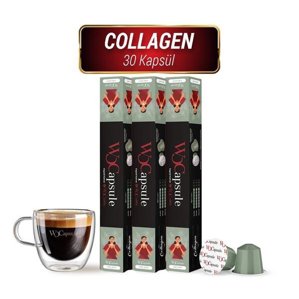 WOCapsule Kolajen Nespresso Uyumlu Kapsül Kahve 30'lu Avantaj Paketi - Image 1