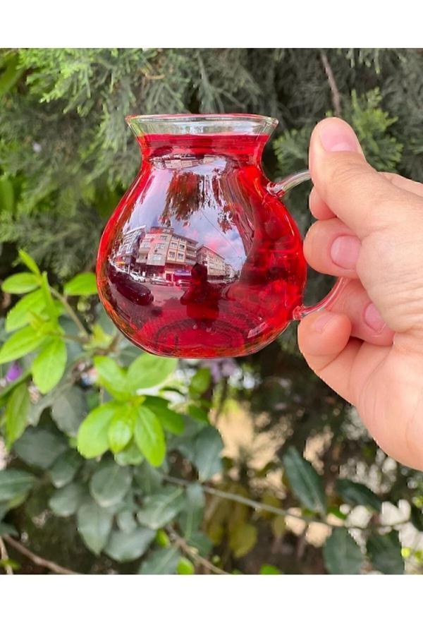 Sele Home 6Lı Keyfi Ala Borosilikat Cam Çay Bardağı 185 Ml Keyfi Ala Çay Bardağı  - Image 1