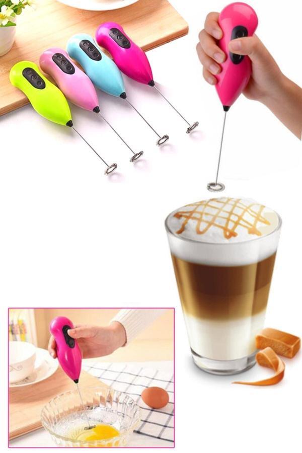 Minibirevim Pilli Lüks Kahve Köpürtücü Çırpıcı - Cappuccino Köpürtücü - Image 1