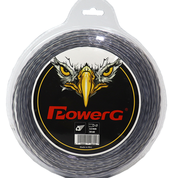 PowerG 3.3mm 54m Twist Burgulu Telli Şeffaf Misina - Image 1