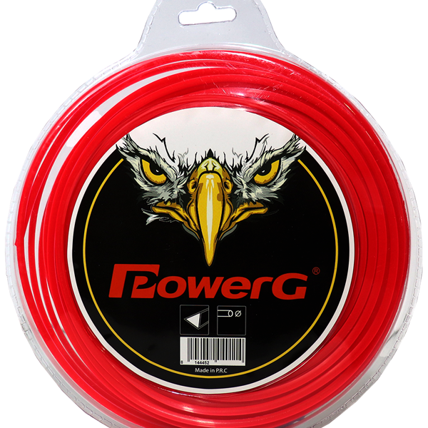 PowerG 3.3mm 56m 3 Köşe Üçgen Kırmızı Misina - Image 1