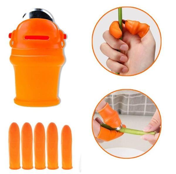 Pratik Baş Parmak Sebze Kesme Ayıklayıcı Bayan M Set (5060) - Image 1