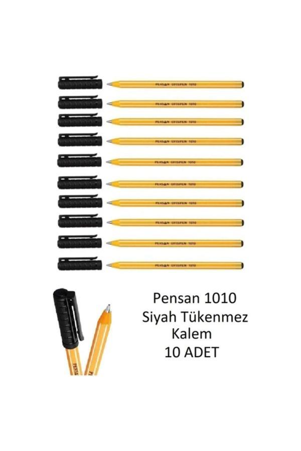 Renkli Garage Pensan 1010 Ofispen Tükenmez Kalem 20 Adet Siyah  - Image 1