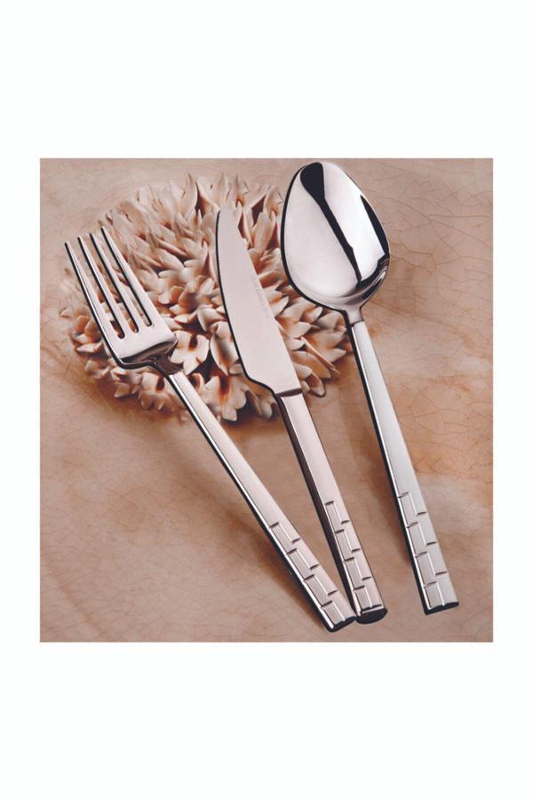 Aslan Milano 60 Parça 12 Kişilik Çatal Kaşık Takımı Kutulu - Image 1