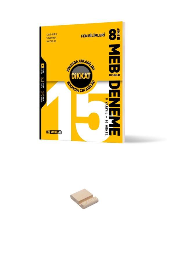 Hız LGS 8. Sınıf Fen Bilimleri MEB Uyumlu Deneme Sınavı + Telefon Standı - Hız Yayınları - Image 1