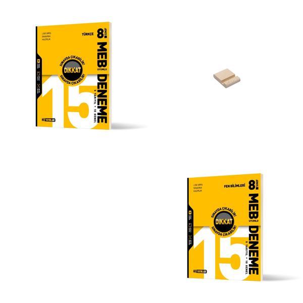 Hız LGS 8. Sınıf MEB Uyumlu Türkçe ve Fen Bilimleri Deneme Sınavı + Telefon Standı - Hız Yayınları - Image 1