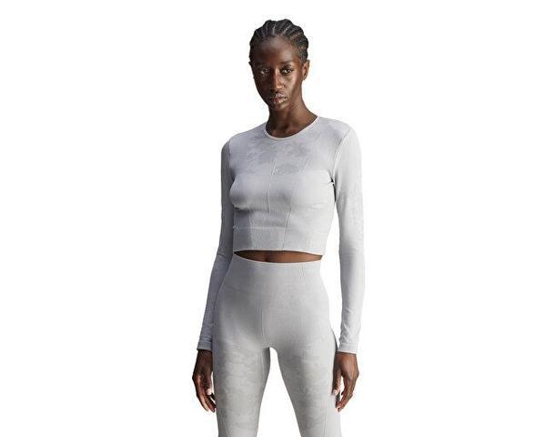 adidas Asmc Tst S Ls Kadın Antrenman Tişörtü IW9829 Gri - Image 1