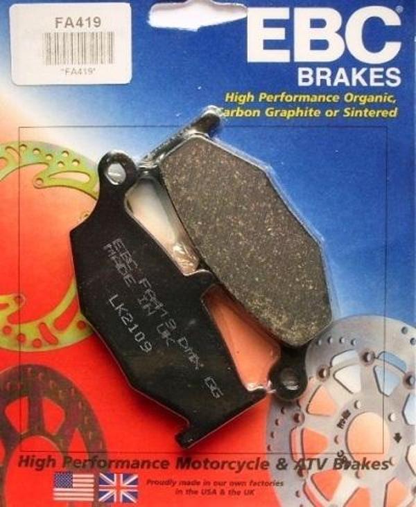2006-2010 Suzuki Gsx-R 600 Arka Fren Balatası Ebc Fa419 B - Image 1