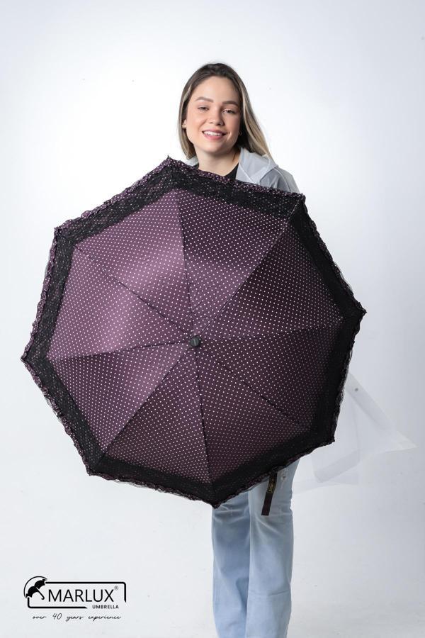 Marlux Mor Çantalı Ve Dantelli  Kadın Şemsiye M21MAR362R003 - Image 1