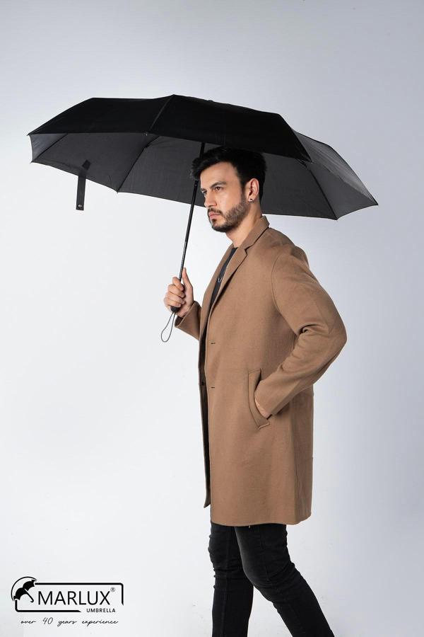 Marlux Özel Tasarım Saplı 8 Telli Rüzgara Dayanıklı Kırılmaz Premium Tam Otomatik Şemsiye MPR2005 - Image 1