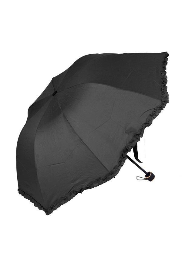 Marlux Siyah Çiçek Açan (Sihirli) Kadın Şemsiye M21MAR064R002 - Image 1
