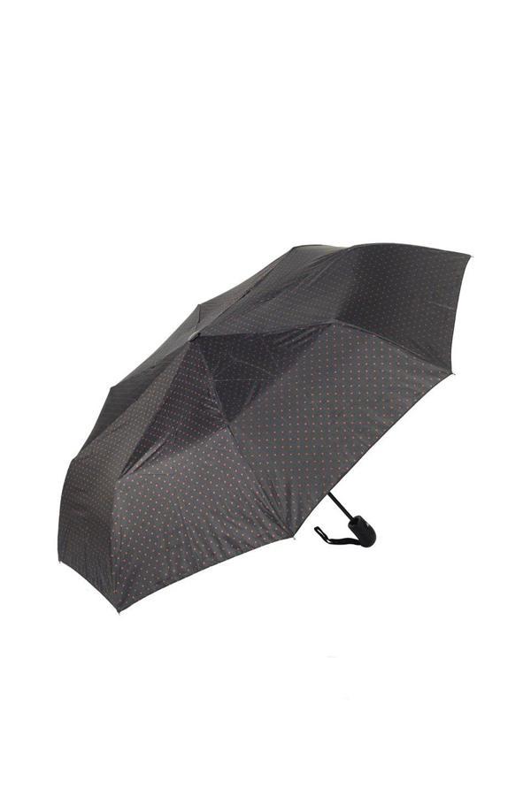 Marlux Siyah Kırmızı Puantiyeli Otomatik Kadın Şemsiye M21MAR112LR001 - Image 1
